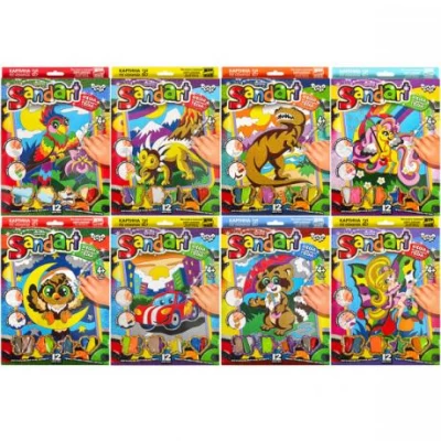 Набор Фреска из песка "Sandart" SA- 01/02