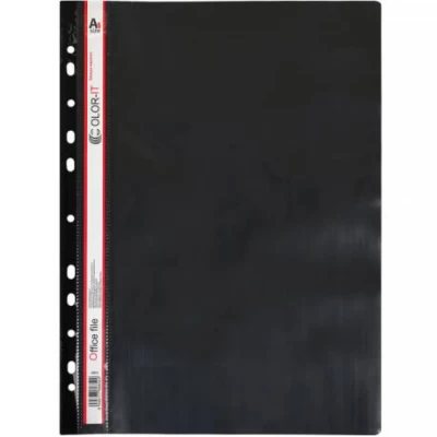 Швидкозшивач  А4 C пластиковий чорний 69852