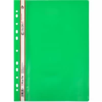Быстросшиватель А4 "C" пластиковый зеленый 69852