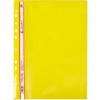 Быстросшиватель А4 "C" пластиковый желтый 69852