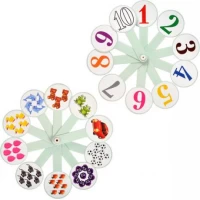 Віяло Цифри з картинками