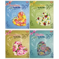 Тетрадь цветная 48 листов, линия "1967" D