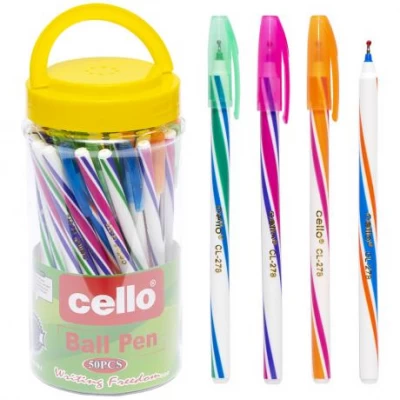 Ручка масляная Cello CL278PVC синяя