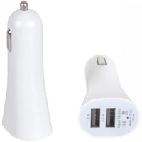 Автомобільний 2 - USB адаптер 1.0А/2.1А YT-004 овал Автомобільний 2 - USB адаптер 1.0А/2.1А YT-004 овал