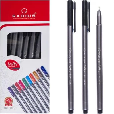 Ручка Nifty Pen RADIUS 50 штук, чорна