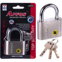 Замок навісний APFQS матовий 50мм на блістеріX2-79/LXCP50