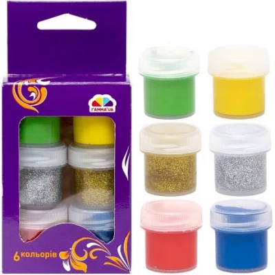 Гуаш 10 млТворчість, 6 кольорів Гамма