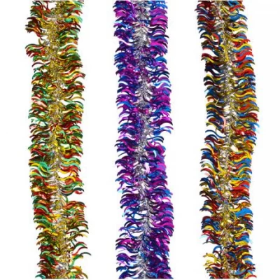 Дождь польский, Волна цветная, диаметр 12 см.