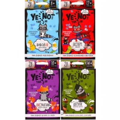 Карточная игра YENOT ДаНетки укр. YEN-01-01U Карточная игра YENOT ДаНетки укр. YEN-01-01U