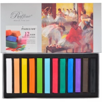 Пастель суха 12 кольорів, 7300/12 Fine Art MARCO Пастель суха 12 кольорів, 7300/12 Fine Art MARCO