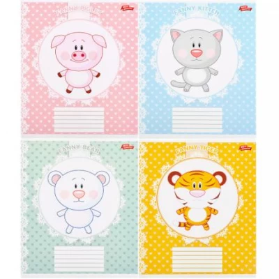 Зошит кольоровий 12 аркушів, лінія 2795 N