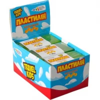 Пластилін восковий Travel Kids салатовий 30г Гамма Пластилін восковий Travel Kids салатовий 30г Гамма