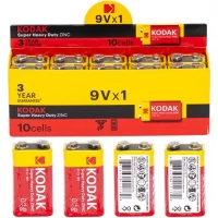 Батарейка Kodak EXTRA HEAVY DUTY 6F22 9V (крона) Батарейка Kodak EXTRA HEAVY DUTY 6F22 9V (крона)