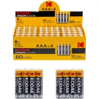 Батарейка KODAK XTRALIFE Alkaline LR-03 AAА 60 штук 411787/30411784/B
