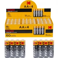 Батарейка KODAK XTRALIFE Alkaline LR-06 AА 60 штук 411770/30411777/B
