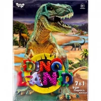 Ігровий набір для творчості 7 в 1 Dino Land з динозавром укр. DL-01-01U Ігровий набір для творчості 7 в 1 Dino Land з динозавром укр. DL-01-01U