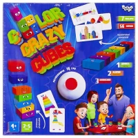 Настільна логічна гра Color Crazy Cubes для дітей 4+ укр. CCC-02-01U