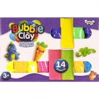 Набір кулькового пластиліну Bubble Clay 14 кольорів укр. 3+  BBC-05-01U