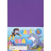 Фоаміран фіолетовій А4, 21х29,7см, 1,00 мм, 5 лист. EVA-1-025 ФЦ010/3