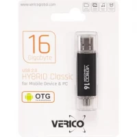 Флешка Verico USB 16Gb Hybrid CLASSIC 601897