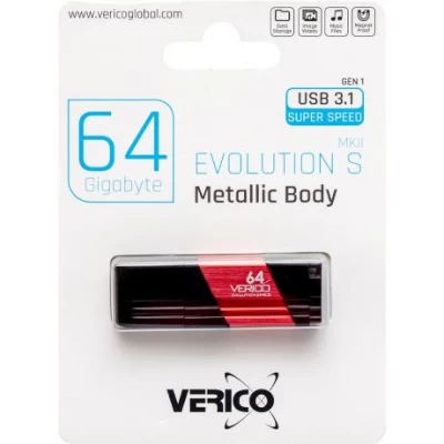 Флешка Verico USB 64Gb MKII Cardinal Red USB 3.1 604058