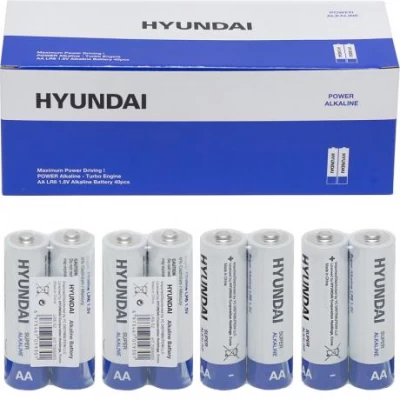 Батарейка HYUNDAI LR06 AA Shrink 2 Alkaline 7006003