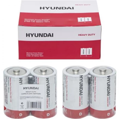 Батарейка HYUNDAI R20 D Shrink 2 Heavy Duty 7007003