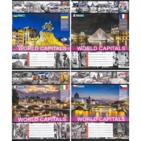 Зошит кольоровий 48 аркушів, клітинка 3468N Зошит кольоровий 48 аркушів, клітинка 3468N