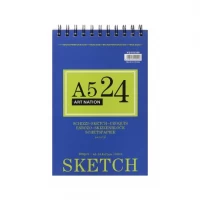 Альбом для ескізів А5 24 аркуші SKETCH на спіралі XQSU5200