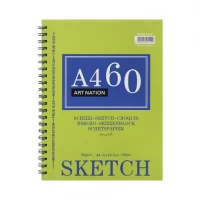 Альбом для ескізів А4 60 аркушів SKETCH бокова спіраль XQSL4110