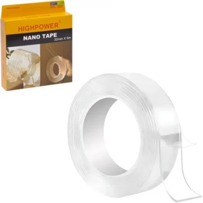 Скотч двосторонній NANO Tape 3см*5м прозорий 530
