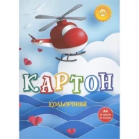 Кольоровий картон А4 10арк. односторонній ТМ Тетрада ТЕ249