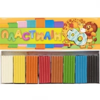 Пластилiн  8 кол.180 грам СТАНДАРТ, ТМ Тетрада ТЕ99933