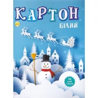 Білий картон А4 7арк. односторонній ТМ Тетрада ТЕ252