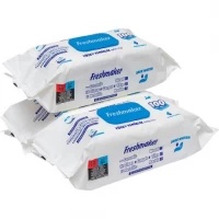 Вологі серветки для прибирання 100шт Freshmaker синій клапан