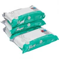 Вологі рушники (сухий душ) 50шт ТМ SLEEPY Body Cleaning Towel XL с клапаном 061175