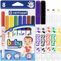 Набір дитячих фломастерів 8 кольорів змивні 8660/08 Baby CENTROPEN Набір дитячих фломастерів 8 кольорів змивні 8660/08 Baby CENTROPEN