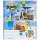 Зошит кольоровий 12 аркушів, коса лінія з додатковою лінією 3606N