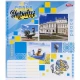Зошит кольоровий 12 аркушів, коса лінія з додатковою лінією 3606N