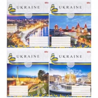 Зошит кольоровий 36 аркушів, лінія 3636N