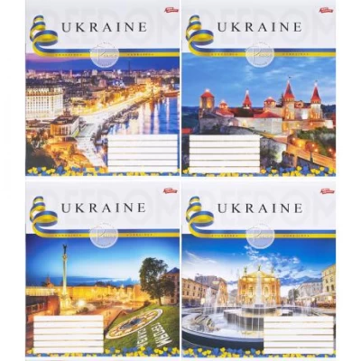 Зошит кольоровий 36 аркушів, лінія 3636N Зошит кольоровий 36 аркушів, лінія 3636N