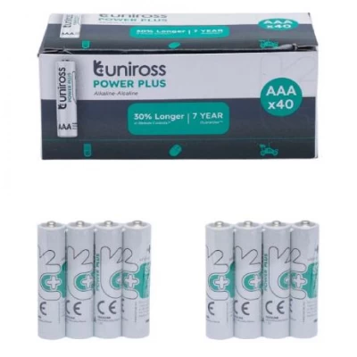 Батарейка Uniross AAA LR3 Alkaline BX40 U-321890
