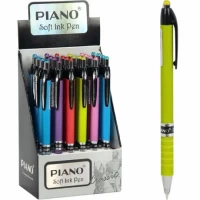 РОЗПРОДАЖ! Ручка масляна автоматична 0,7мм PIANO Classic PВ-165-С синя