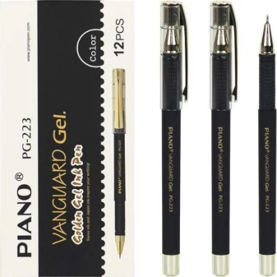 АКЦІЯ! Ручка гелева PIANO PG-223 чорна