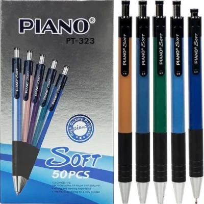 АКЦІЯ! Ручка масляна PIANO автоматична P-323 синя АКЦІЯ! Ручка масляна PIANO автоматична P-323 синя