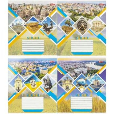 Зошит кольоровий 24 аркуші, клітинка 3777N Зошит кольоровий 24 аркуші, клітинка 3777N