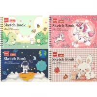Альбом для ескізів А4 30 аркушів, 160 г/м² Sketch Book ETBZ-002-А4 на спіралі Альбом для ескізів А4 30 аркушів, 160 г/м² Sketch Book ETBZ-002-А4 на спіралі