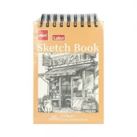 Альбом для ескізів А6 60 аркушів, 160 г/м² Sketch Book ETBZ-006-32K верхня спіраль Альбом для ескізів А6 60 аркушів, 160 г/м² Sketch Book ETBZ-006-32K верхня спіраль