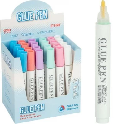 Клей-ручка Glue Pen кольорова UK018