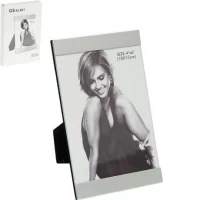 Фоторамка з металевими вставками 10×15 см  Silver 4R AL001V6S